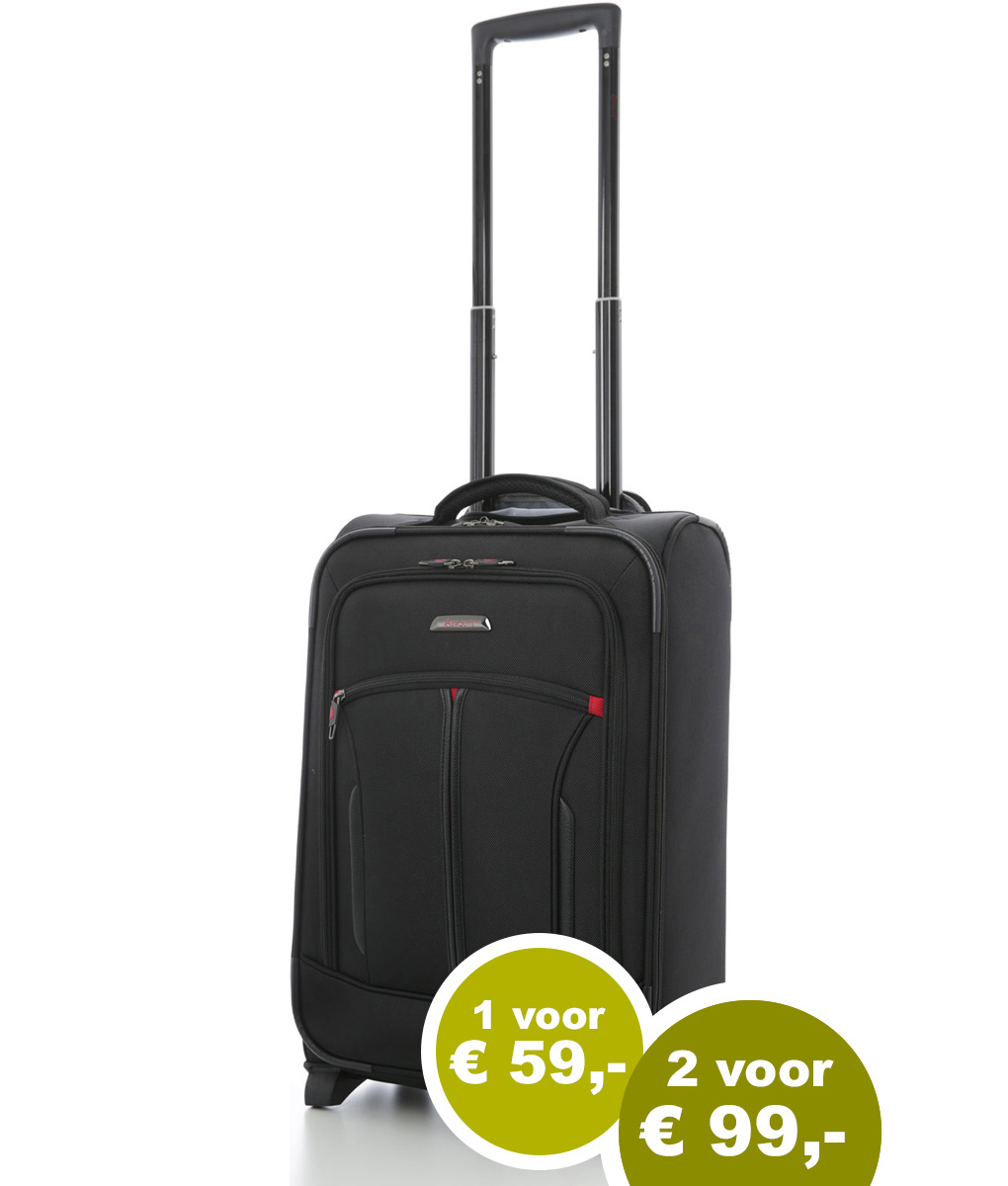 bedelaar sponsor Vooruitgaan Aerolite handbagage trolley koffer 55x35x20 (het slimste formaat) -  Smartkoffers